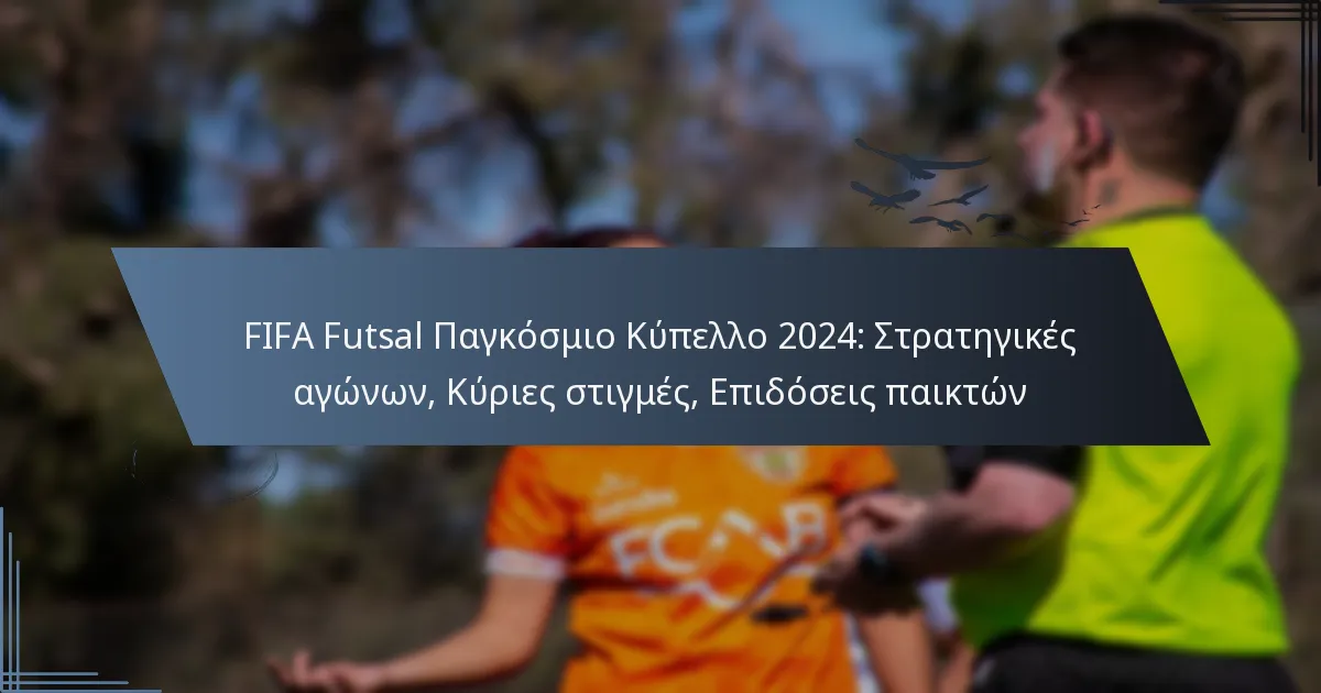 FIFA Futsal Παγκόσμιο Κύπελλο 2024: Στρατηγικές αγώνων, Κύριες στιγμές, Επιδόσεις παικτών